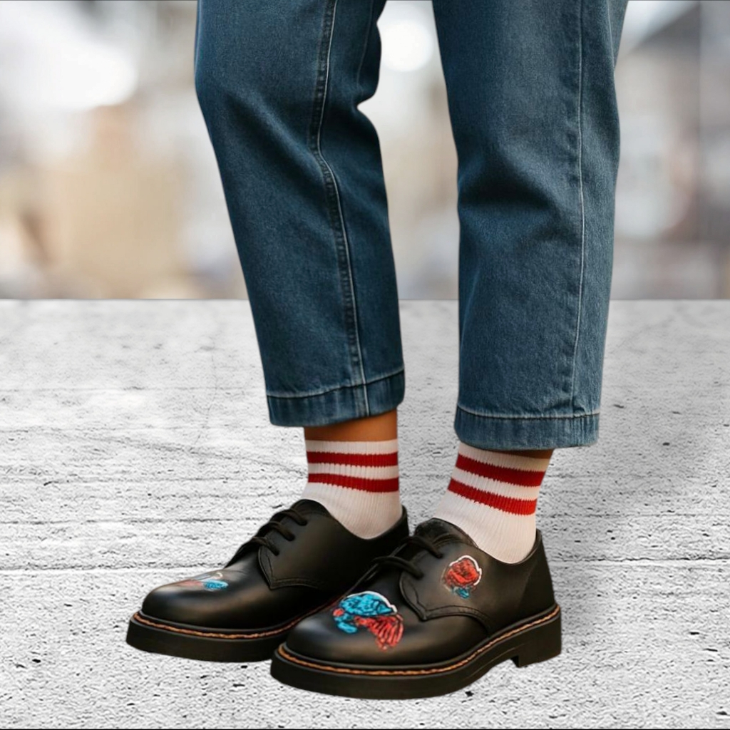 Bex Rose Dr Martens Size 9 (Price Is Firm)